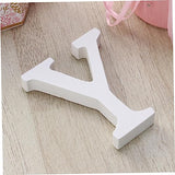 ABOOFAN Unfinished Wood Letters Kids Bedroom Letter Sign Wood Letter Symbols Wooden Name Letter Decorative Wood Letter Wedding Table Decorations ABOOFAN