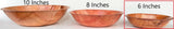 United Brands USA Wood Wooden Salad Bowl Set 6 (6 inches) United Brands USA