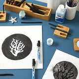 Pebeo Easy Peel Liquid Latex Masking Fluid - Drawing Gum - Dries Quickly - For Ink - Watercolor - Gouache Painting & Illustration - Fine Arts & Pebeo