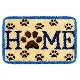 clubevy Latch Hook Rug Kits, Kids Adults Carpet Embroidery Set Beginners Cross Stitch DIY Crochet Needlework Crafts Kits with Yarn, Crochet Hook and clubevy