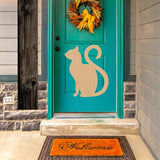 Blank Cat with Tail Wooden 5" Cutout, Unfinished Wood Paintable MDF 1/8" DIY Animal Craft NEXTCraft