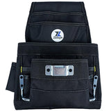 Zeluga 20-215 10 Pocket Extra Large Capacity Polyester Nail and Tool Pouch, Black Zeluga