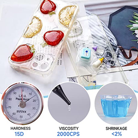 LET'S RESIN UV Resin Soft Type, 100g Elastic&Bendable Crystal Clear Ultraviolet Epoxy Resin, Low Shrinkage UV Resin Kit for Crafts, Jewelry Making, LET'S RESIN