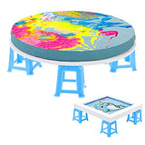 8 Pieces Canvas Stands Paint Stands for Painting Mini Canvas Feet Risers Canvas Support Stands for Fluid Acrylic Pouring Paint Supplies (Blue) Yookeer