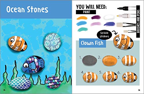 Scribble Stones Art Guide: Step by Step Painting Techniques and Tricks WoodArtSupply