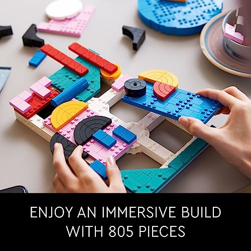 LEGO Art Modern Art 31210 Build & Display Home Décor Abstract Wall Art Kit, Birthday Gift Idea for Artistic People, Set for Teens or Adults Who Enjoy LEGO