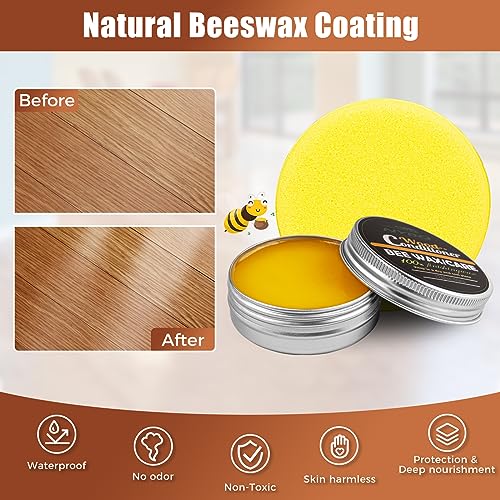 Wood Furniture Repair Kit- Set of 41 Laminate Vinyl Floor Repair Kit Wood Fillers,Floor Scratch Repair, Touch Up Markers, Restore Hardwood Scratches, NYBQ