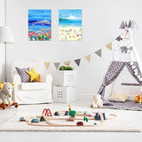 ACXFOND 6 Pack Wood Panels for Painting 12 x 16 Inch Craft Wood Board Unfinished Wood Wooden Panel Boards for Painting, Pouring, Arts, Crafts, Paints ACXFOND