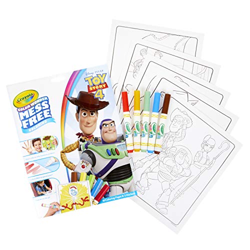 Crayola Toy Story Coloring Pages, Color Wonder Mess Free, Gift for Kids, Age 3, 4, 5, 6 - WoodArtSupply