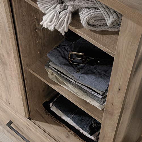 Sauder Summit Station Armoire, L: 36.77" x W: 18.15" x H: 54.53", Laurel Oak Sauder