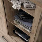 Sauder Summit Station Armoire, L: 36.77" x W: 18.15" x H: 54.53", Laurel Oak Sauder