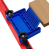 Featherboard Woodworking Tools, Safety Device Stackable Featherboard for Table Saws, Router Tables & Band Saw with Miter Slots, Miter Track, T-Slots, Zeromall