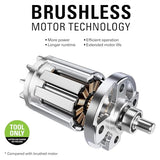 Greenworks 24V Brushless 6-1/2" Circular Saw, 4,800 RPM, Adjustable Cutting Depth 45°/90°, Tool Only Greenworks