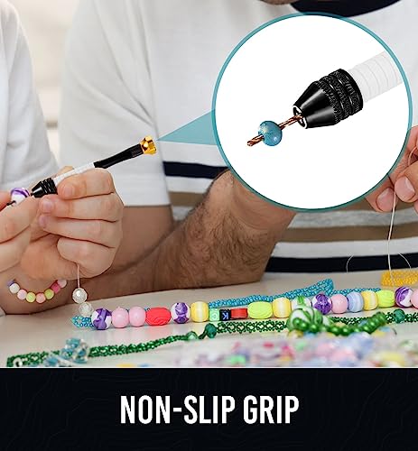 Pin Vise Small Hand Drill for Jewelry Making - Craft911 Manual Craft Drill Sharp HSS Micro Mini Twist Drill Bits Set for Resin, Rotary Tools for Craft911