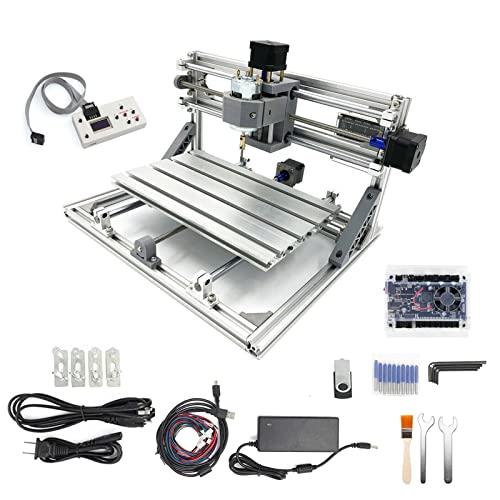 CNCTOPBAOS 3 Axis 3018 CNC Router with GRBL Offline Controller,DIY Mini Desktop Engraver Machine,Carving Aluminum Acrylic PCB PVC Milling Cutting