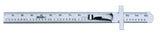 Johnson Level & Tool 7203 Stainless Steel Metric Pocket Clip Rule, 6", Silver, 1 Ruler Johnson