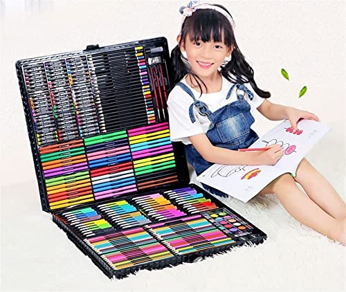 RMENST 288-Piece Art Set, Deluxe Professional Color Set, with Portable Case, Art Kit Gift Painting & Drawing Supplies Kit, for Kids, Adults - WoodArtSupply