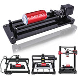 Laser Rotary Roller, Laser Engraver Y-axis Rotary Roller Engraving Module for Cylindrical Objects, Compatible with Most Kinds of CNC Laser Cutter and CAMXTOOL