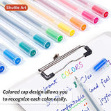 Shuttle Art School & Work Supplies Bundle, 15 Colors 0.5mm+ 15 Black 0.38mm Japanese Style Pens for Writing Journaling Taking Notes School Office Shuttle Art