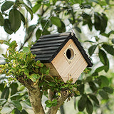 Bird House Bird House for Outside,Outdoor Bird Houses, Natural Wooden Bird Hut Clearance Bluebird Finch Cardinals Hanger Birdhouse for Garden CLACKIBUKVYZ