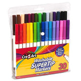 Cra-Z-Art Washable Super Tip Markers, 30 Count Cra-Z-Art