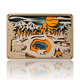 3D Rustic Forest Park Animal Wall Sculpture by CmayAlgc - Unique Wooden Art Decor for Home and Office CmayAlgc