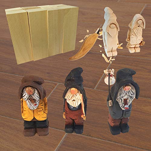 6 Pack Extra Large Basswood Blocks 6 X 3 X 3 Inches Premium Unfinished Soft Wood Blocks for Carving and Whittling JulArt