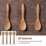 ULTNICE DIY Kits 4pcs Walnut Wood Carving Spoon Blank Unfinished Wooden Craft Whittling Kit for Whittler Starter DIY Kits ULTNICE