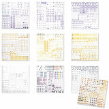 Craft-tastic — Nail Art — Over 3,000 Nail Stickers — Dinosaurs, Flowers, Butterflies, Geometric, Moon, Stars — for Ages 8+ Craft-tastic