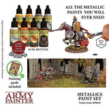 The Army Painter Metallic Paint Set-Hobby Acrylic Paint Set of 8 Metallic Acrylic Paint, 18ml Dropper Bottles-Acrylic Hobby Paint Set of Acrylic The Army Painter