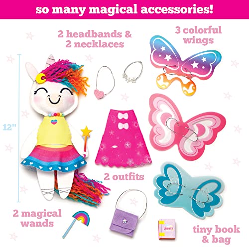 Craft-tastic —Make a Unicorn Friend Craft Kit — Learn to Make Easy-to-Sew Stuffie with Clothes & Accessories — Ages 4+ Craft-tastic