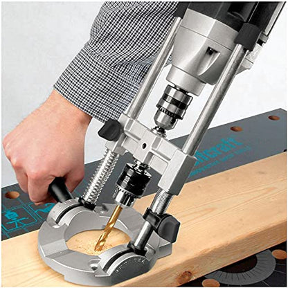 CertBuy Portable Drill Press for Hand Drill, Multi-Angle Drill Guide Attachment For 1/4 Inch and 3/8 Inch Adjustable Angle Drill Holder Guide, - WoodArtSupply