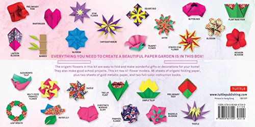 Origami Flowers Kit: 41 Easy-to-fold Models - Includes 98 Sheets of Special Origami Paper (Kit with Two Origami Books of 41 Projects) Great for Kids Tuttle Publishing