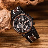 BOBO BIRD S18-1 Personalized Engraved Wood Watch Customized Wooden Watches for Husband Boyfriend Birthday Anniversary (Man-1) BOBO BIRD