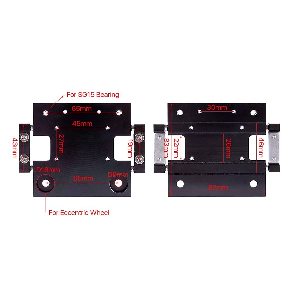 Cloudray E Series Cutting Head Outer Slider Type Dia20mm FL50.8/63.5mm with Air Assist Nozzle for Outer Rail SG15 Bearings Cloudray