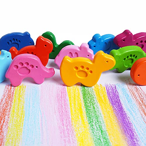 KIDDYCOLOR 16 Pack Animal-shaped Crayons for Toddler, Bulk Crayon Set, Non-Toxic Washable Crayons, School Supplies Gift for Kids, Christmas & KIDDYCOLOR
