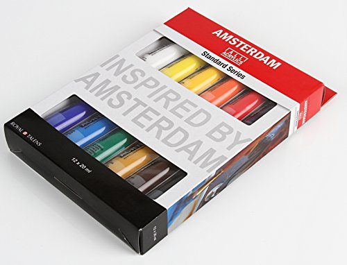 Amsterdam Acrylic Standard Series Paint Set 12x20milliliter Amsterdam