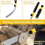 Japanese Hand Saw Sharp High Carbon Steel Pull Saw Ergonomic Non-slip Flush Cut Saw with 3 Saw blades Cutting Trimming Tool for Woodworking Pruning HOTBEST