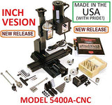Sherline 5400A-CNC INCH Version 12" Milling Machine CNC Ready + Package A Computerized Sherline CNC control (Windows OS)
