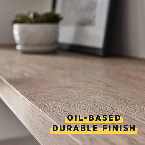 Minwax Super Fast Drying Polyurethane Protective Wood Finish, 350 VOC, Clear Satin, Gallon Minwax