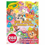 Crayola Coloring Book, Big Book of Animal Pals, 288 Coloring Pages, Gift for Kids, Age 3, 4, 5, 6 Crayola