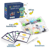STEM Robotics Kit, 6 Set Electronic Science Projects Experiments for Kids Ages 8-12 6-8, STEM Toys for Boys Craft, DIY Engineering Build Robot BeAndge
