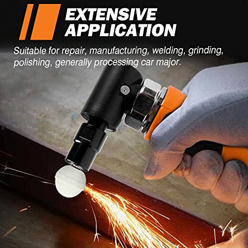 WP WORKPAD Air Die Grinder Set, Straight/Angled Air Die Grinder Kit with 1/4 and 1/8 inch Collets, Pneumatic Tools 2PCS WP WORKPAD