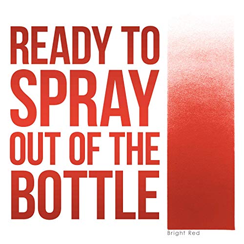 U.S. Art Supply Bright Red Transparent Acrylic Airbrush Paint 8 oz. U.S. Art Supply