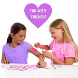 GirlZone Unicorn Glitter Tattoo Studio, Easy To Use and Skin-Safe Kids Temporary Sparkle Tattoos for Creative Playtime, Fun Party Crafts for Kids GirlZone