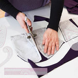 9 Styles Clear Metric Sewing Ruler Set, Plastic Sew French Curve Ruler for Designers, Pattern Maker, Sewing Templates Tenalleys