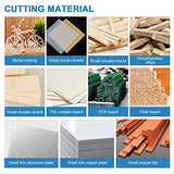 MXBAOHENG Mini Precision Table Saw 4” Small Portable Hobby Table Saw for Crafts, 1.18 Inch Cutting Depth, DIY Mini Table Saw 120W with Sanding Disc MXBAOHENG