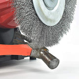OSFTBVT 6" Bench Wire Wheel Brush | Coarse Crimped Steel Wire 0.012" with 5/8" Arbor for Bench Grinder - 1pack OSFTBVT