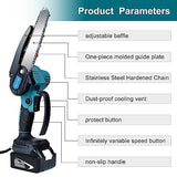Mini Chainsaw 6 Inch for Makita 18V LXT (No Battery), Brushless Portable Electric Chain Saw Tool Cordless for Makita BL1850, Small Handheld Chainsaw QSDXNYDC