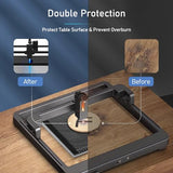 Mogonice Honeycomb Laser Bed 445x445mm 17.5''x17.5'', Magnetic Steel Honeycomb Working Table for Laser Engraver, Fast Heat Dissipation, Table mogonice